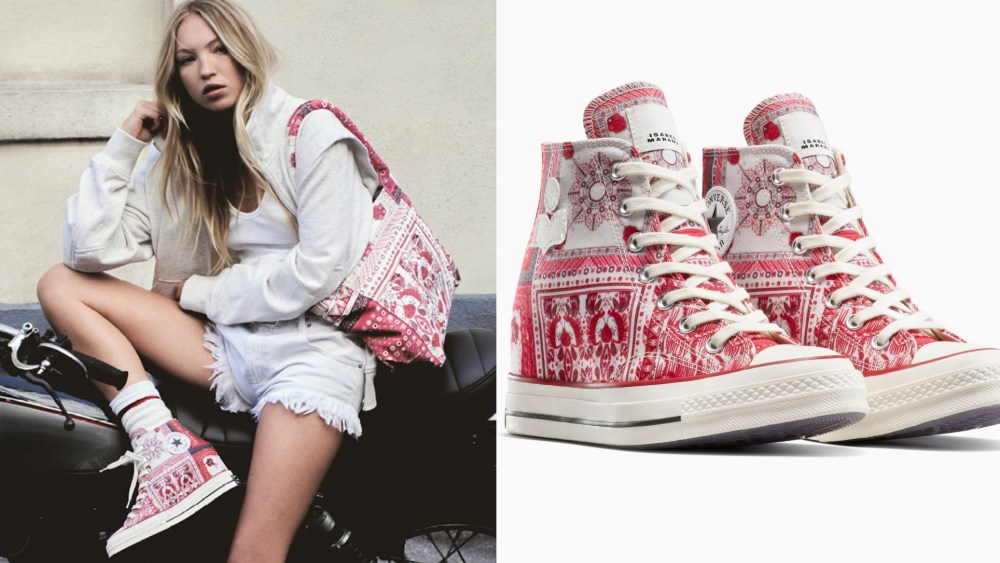 Converse and Isabel Marant Second Collaboration, lila moss