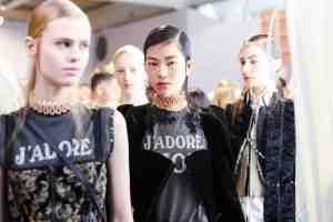 Backstage at Dior Fall 2025