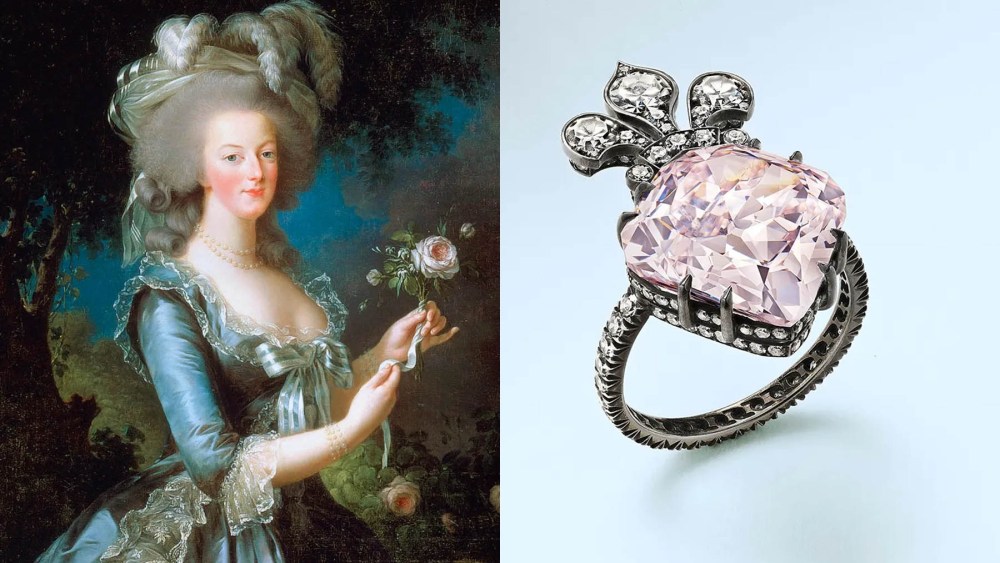 The Marie-Thérèse Pink Diamond, which is thought to have belonged to Marie Antoinette.