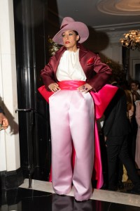 Tracee Ellis Ross at The Carlyle Hotel before the 2025 Met Gala: "Superfine: Tailoring Black Style" held at the Metropolitan Museum of Art on May 5, 2025 in New York, New York.