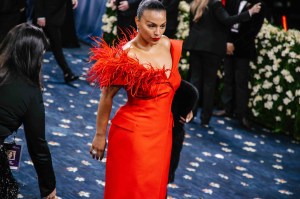 Paloma Elsesser in Ferragamo by Maximilian Davis at the 2025 Met Gala