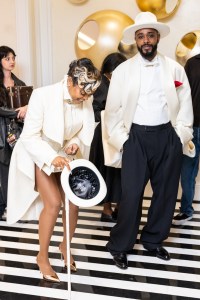 Taraji P. Henson, LaKeith Stanfield at The Mark Hotel before the 2025 Met Gala: "Superfine: Tailoring Black Style" held at the Metropolitan Museum of Art on May 5, 2025 in New York, New York.