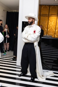 LaKeith Stanfield at The Mark Hotel before the 2025 Met Gala: "Superfine: Tailoring Black Style" held at the Metropolitan Museum of Art on May 5, 2025 in New York, New York.