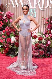 Skai Jackson at the BET Awards 2025 held at the Peacock Theater on June 09, 2025 in Los Angeles, California.