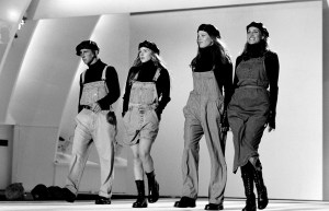 Models walk the runway during a benefit event at the Hollywood Bowl in Hollywood, California, on June 4, 1993. (Photo by Fairchild Archive/WWD/Penske Media via Getty Images)