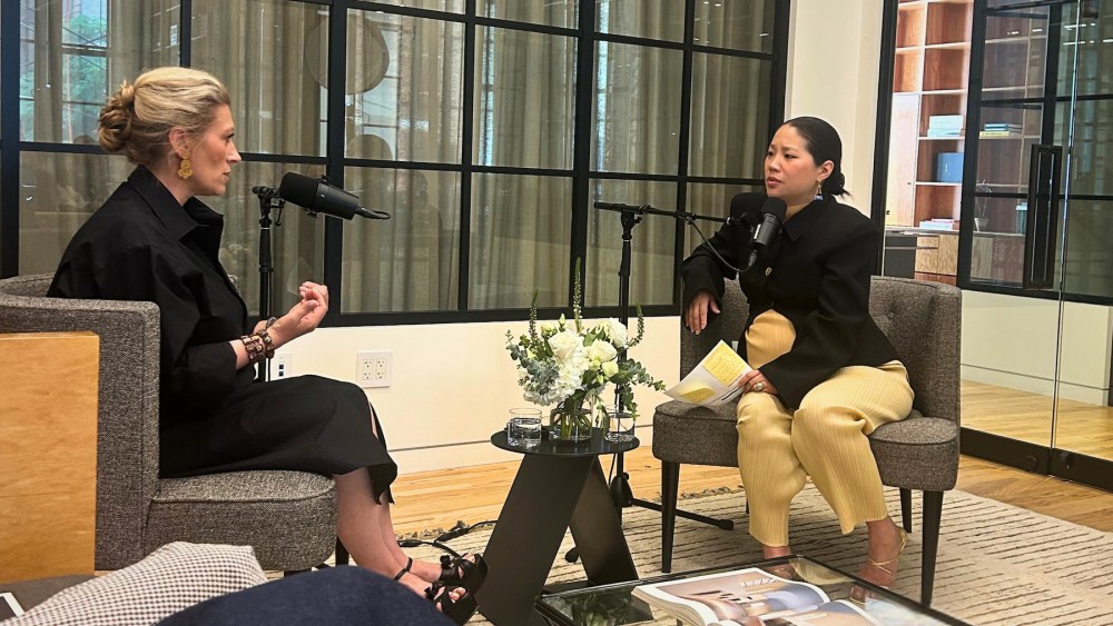 Journalist and Steward Media founder Sophia Li hosted a fireside panel with Kering executive Marie-Claire Daveu to discuss the luxury conglomerate’s sustainability efforts and its role as a global, family-led group.