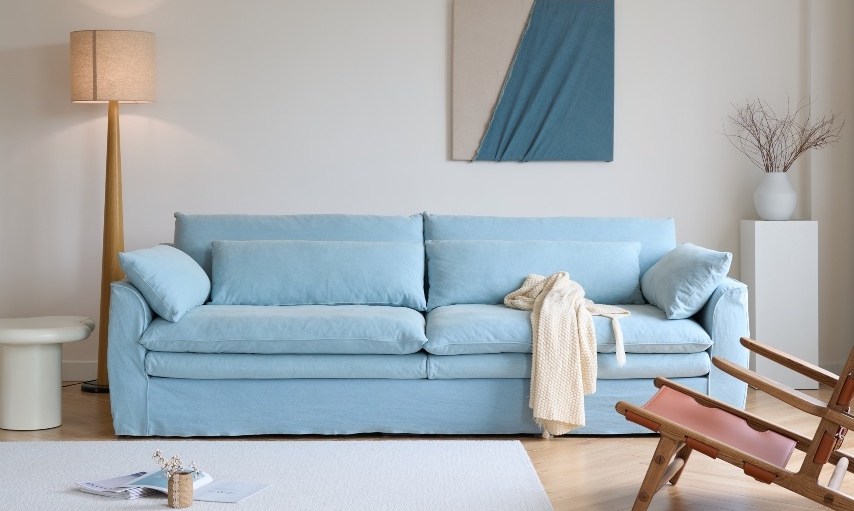 Mobilious denim sofa