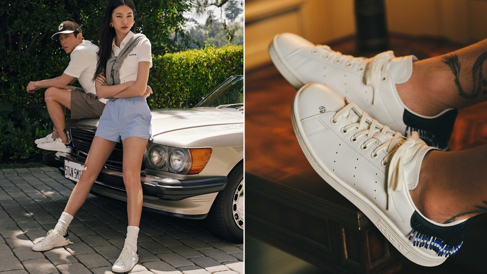 Clot, Adidas, Stan Smith, Edison Chen, beaded, collaboration, sneaker, Hoyeon