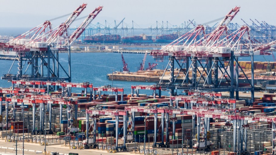 Imports at the San Pedro Bay port decreased 13.4 percent from last May, and are only 2.9 percent up over 2019 levels.
