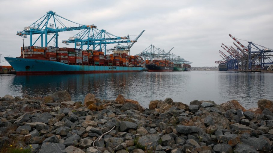 The Port of Los Angeles.