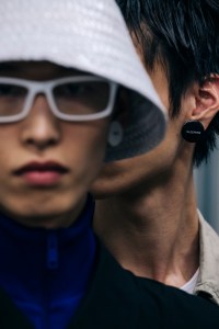 Backstage at Prada Men's Spring 2026 Ready-to-Wear Collection at Milan Men's Fashion Week