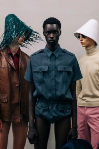 Backstage at Prada Men's Spring 2026 Ready-to-Wear Collection at Milan Men's Fashion Week