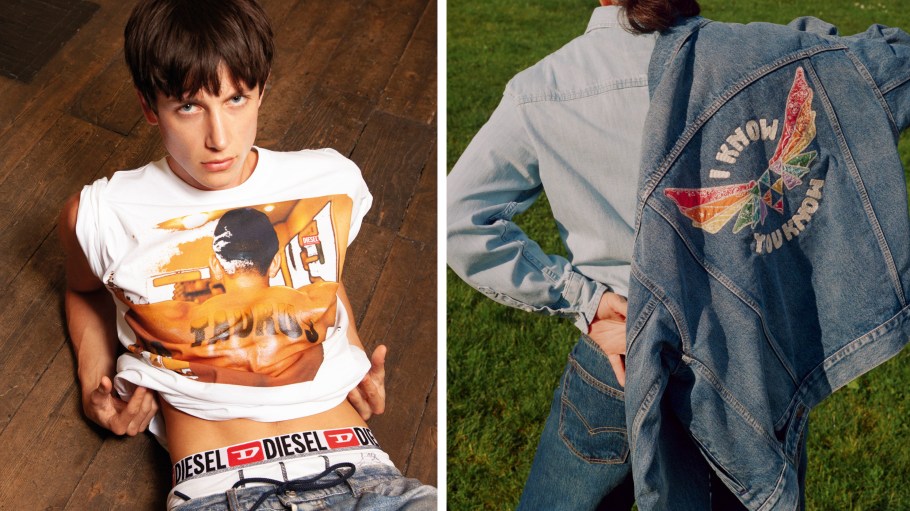 Diesel (left) and Levi's (right) regularly support LGBTQIA+ initiatives.