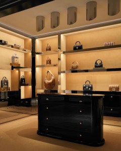 The accessories room at Schiaparelli’s Harrods boutique