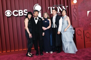 Leigh Silverman, David Henry Hwang, Kathryn Layng, Daniel Dae Kim, and Mia Kim