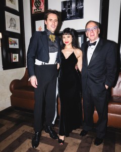Reeve Carney, Eva Noblezada and  Ira Gilbert