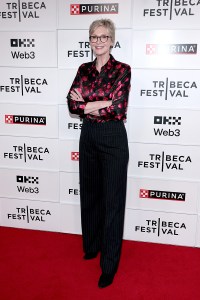 NEW YORK, NEW YORK - JUNE 12: Jane Lynch attends the "Best In Show" 25th Anniversary Screening during the 2025 Tribeca Festival at BMCC Theater on June 12, 2025 in New York City. (Photo by Dimitrios Kambouris/Getty Images for Tribeca Festival)