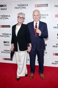 NEW YORK, NEW YORK - JUNE 12: (L-R) Jamie Lee Curtis and Christopher Guest attend the "Best In Show" 25th Anniversary Screening during the 2025 Tribeca Festival at BMCC Theater on June 12, 2025 in New York City. (Photo by Dimitrios Kambouris/Getty Images for Tribeca Festival)
