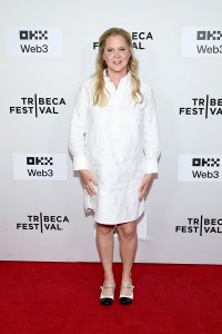 NEW YORK, NEW YORK - JUNE 11: Amy Schumer attends the "Room To Move" premiere during the 2025 Tribeca Festival at SVA Theater on June 11, 2025 in New York City. (Photo by Jamie McCarthy/Getty Images for Tribeca Festival)