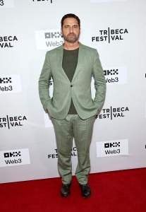 NEW YORK, NEW YORK - JUNE 11: Gerard Butler attends the "How To Train Your Dragon" premiere during the 2025 Tribeca Festival at SVA Theater on June 11, 2025 in New York City. (Photo by Jamie McCarthy/Getty Images for Tribeca Festival)