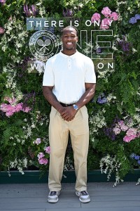 LONDON, ENGLAND - JUNE 30: Junior Nsemba in the AELTC's Parkside Suite in No.1 Court at The Championships 2025. Held at All England Lawn Tennis and Croquet Club, Wimbledon. Day 1, on June 30, 2025 in London, England. (Photo by Stuart C. Wilson/Getty Images for AELTC)