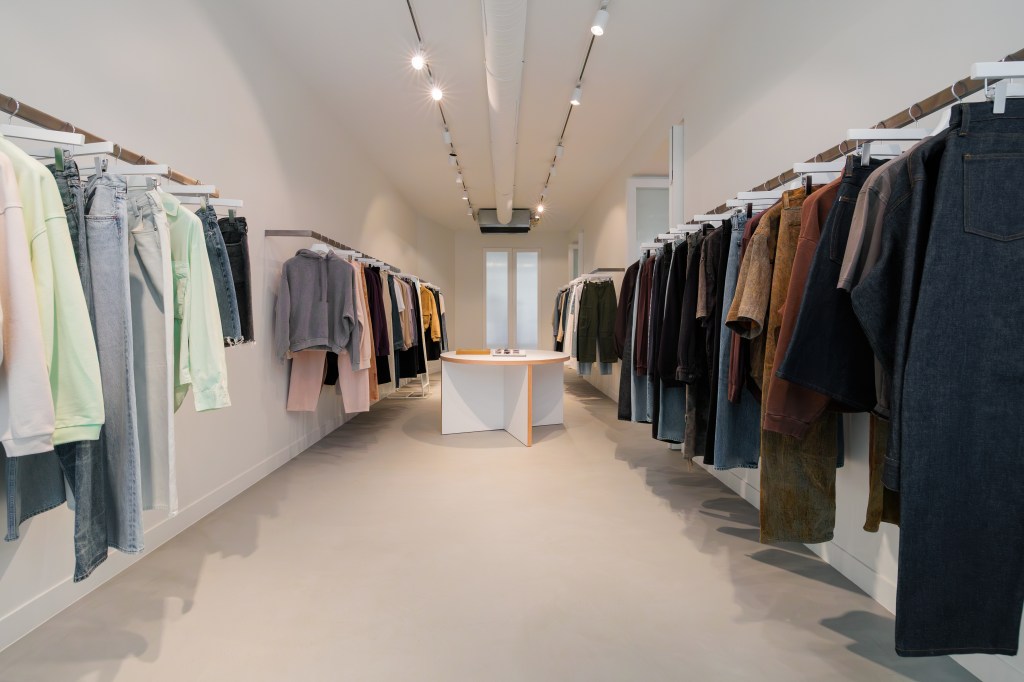 Citizens of Humanity's new Paris showroom.