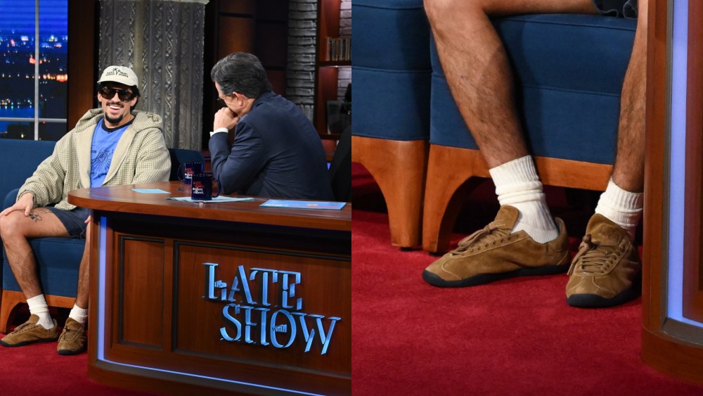 The Late Show with Stephen Colbert featuring guest Bad Bunny during Tuesday's July 22, 2025 show.