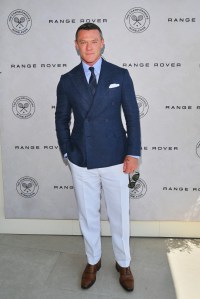LONDON, ENGLAND - JULY 12: Luke Evans joins Range Rover for lunch during the Ladies' Singles Final Day at The Championships, Wimbledon, on July 12, 2025 in London, England. (Photo by Jed Cullen/Dave Benett/Getty Images for Range Rover)