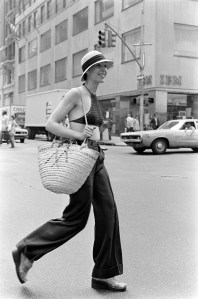 Pedestrian photographed in New York City for WWD's 'They Are Wearing' feature. (Photo by Fairchild Archive/WWD/Penske Media via Getty Images)