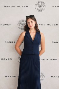 LONDON, ENGLAND - JULY 01: Meg Bellamy attends a lunch hosted by Range Rover and Esquire at Wimbledon on July 1, 2025 in London, England. (Photo by Alan Chapman/Dave Benett/Getty Images for Range Rover and Esquire UK)