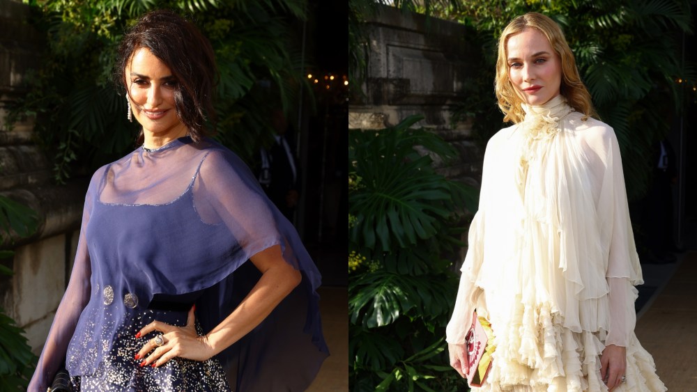 PARIS, FRANCE - JULY 06: Penélope Cruz, Diane Kruger attend the photocall during the Bal D'Ete At The Musée Des Arts Décoratifs on July 06, 2025 in Paris, France. (Photo by Marc Piasecki/Getty Images)