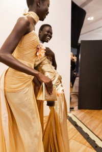 Backstage at Elie Saab Fall 2025 Couture at Paris Couture Fashion Week