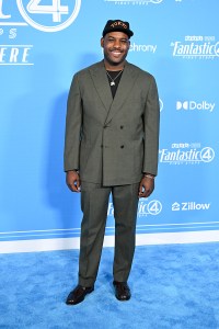 Lionel Boyce at "The Fantastic Four: First Steps" World Premiere held at the Dorothy Chandler Pavilion on July 21, 2025 in Los Angeles, California.