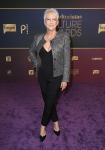 Jamie Lee Curtis at the Las Culturistas Culture Awards held at The Orpheum on July 17, 2025 in Los Angeles, California.