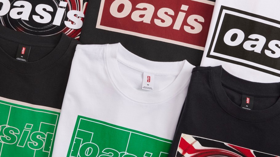 Levi's Band Tee Collection with Oasis.