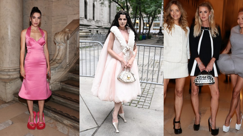 The Craziest Shoes at Marc Jacobs' Spring 2026 Front Row: Julia Fox's Long Toe Heels, Nicky Hilton's Elf Pumps and More