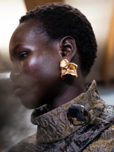 Backstage at RVDK Ronald van der Kemp Fall 2025 Couture at Paris Couture Week