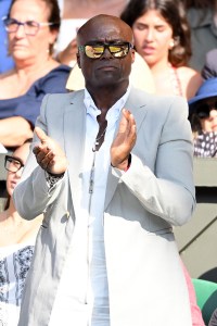 LONDON, ENGLAND - JULY 13: Seal attends day fourteen of the Wimbledon Tennis Championships at the All England Lawn Tennis and Croquet Club at All England Lawn Tennis and Croquet Club on July 13, 2025 in London, England. (Photo by Karwai Tang/WireImage)