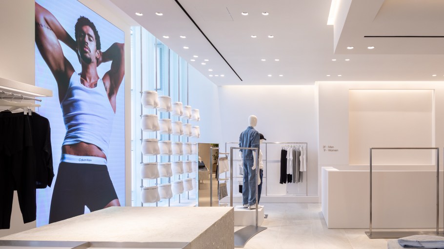 The store will carry the full Calvin Klein apparel range.