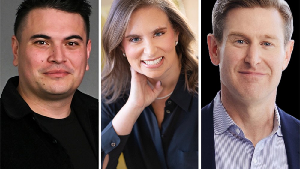 Ray Carreon, Amanda Kahn, Brendan Riley.
