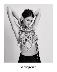 Kaia Gerber in Givenchy's new Fall 2025 Campaign.