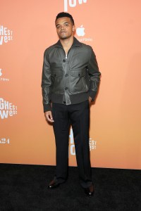 Elijah Wright at A24's "Highest 2 Lowest" New York Premiere held at the Brooklyn Academy of Music Harvey Theater on August 11, 2025 in Brooklyn, New York.