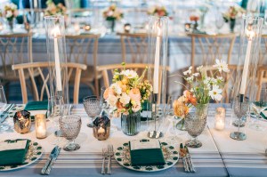 The scene at the Amazon x Saks Hamptons dinner.