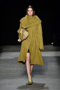 Model on the catwalk