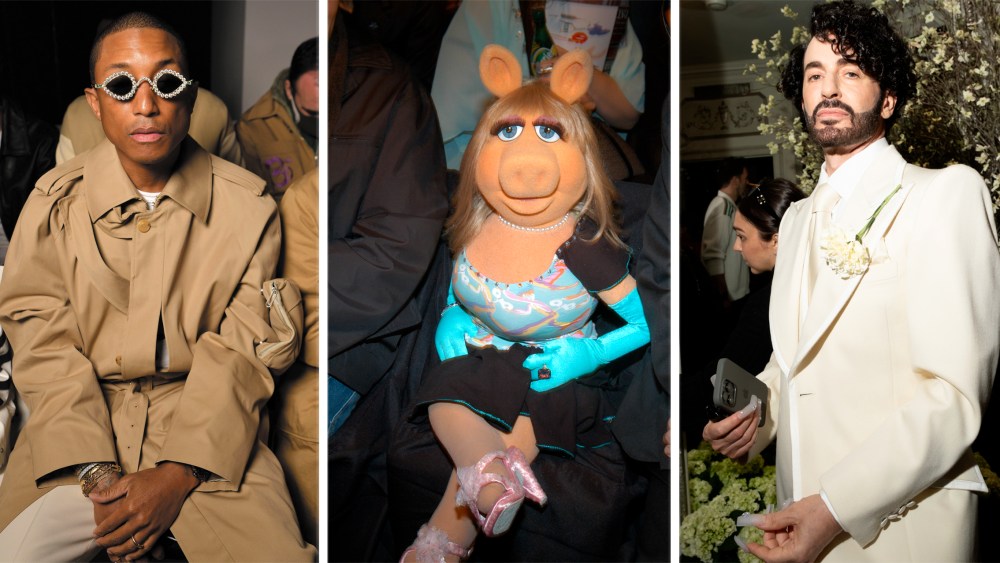 Pharrell Williams, Miss Piggy, and Marc Jacobs