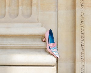 A look at Manolo Blahnik Marie Antoinette limited-edition capsule collection, marking the upcoming V&A Exhibition, “Marie Antoinette Style.”