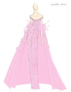 "Inspired by American modern art, our spring 2026 collection creates a tapestry of expression, where softness and strength intertwine.” — Pamella RolandCourtesy of Pamella Roland	Courtesy of Pamella Roland