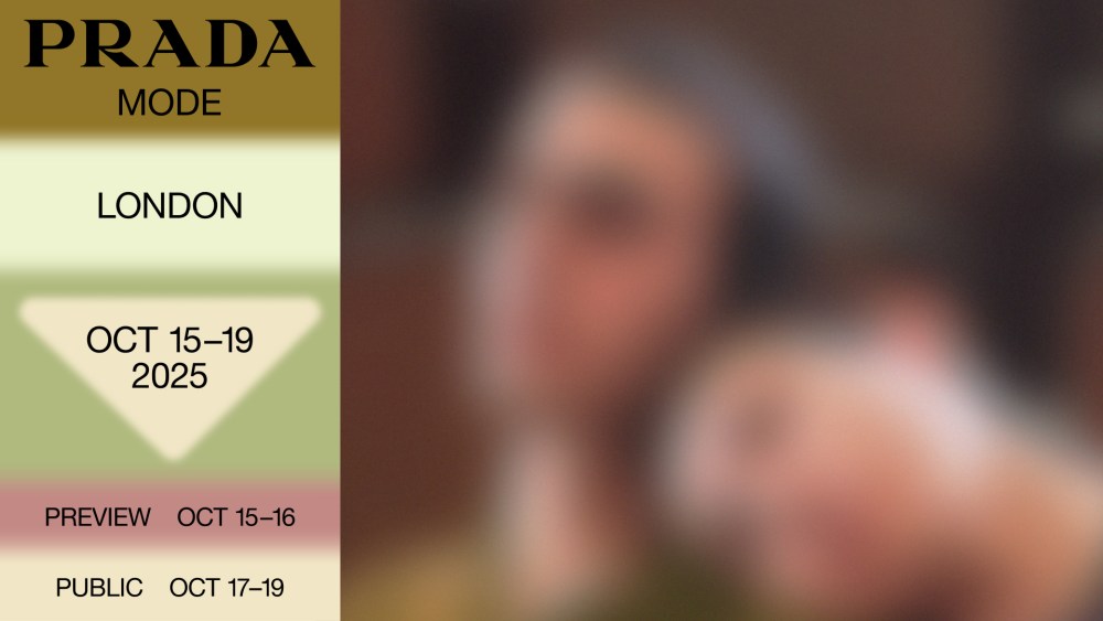 The 13th edition of Prada Mode will take place in London.