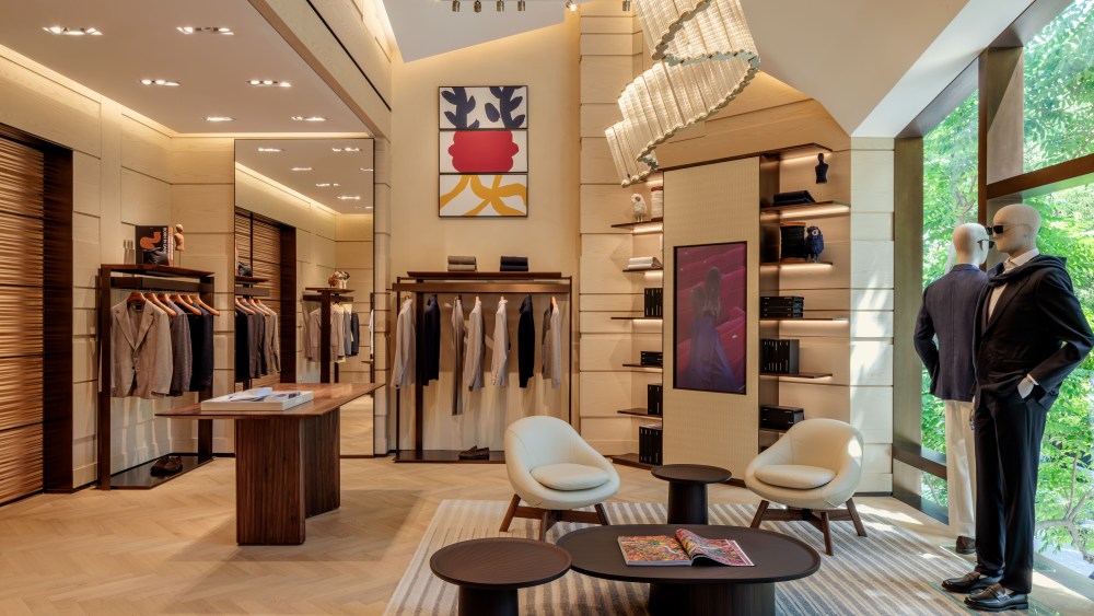 Inside Zegna's new Miami store.