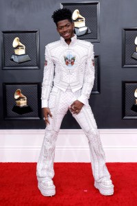 Lil Nas X attends the 64th Annual GRAMMY Awards, 2022.